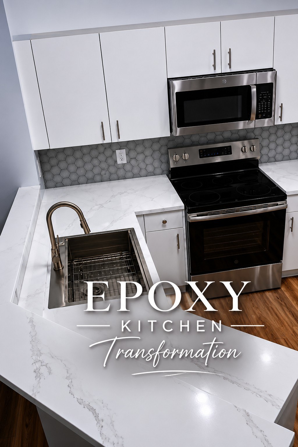 Epoxy kitchen transformation cover image